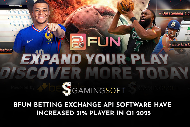 BFun Betting Exchange API Software have increased 31% player in Q1 2025